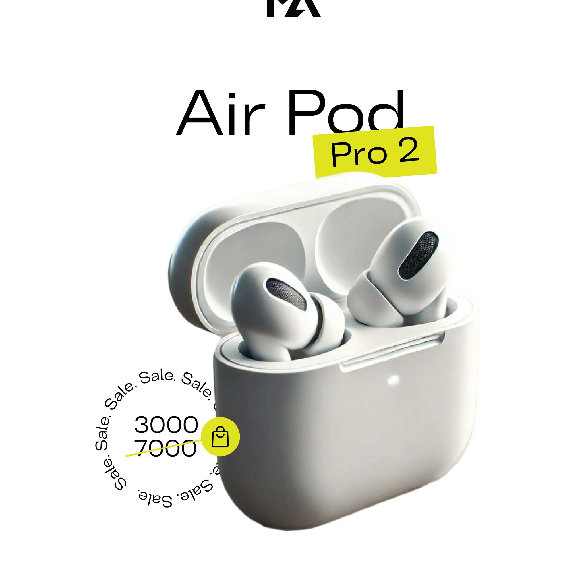 Airpods Pro 2 with 12 months brand warenty