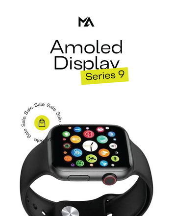 Smart Watch 9 Series Amoled Diplay With 3 premium straps KW19 Max Waterproof